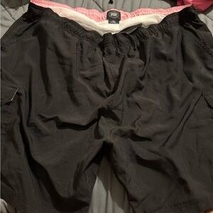 Black men’s swim trunks